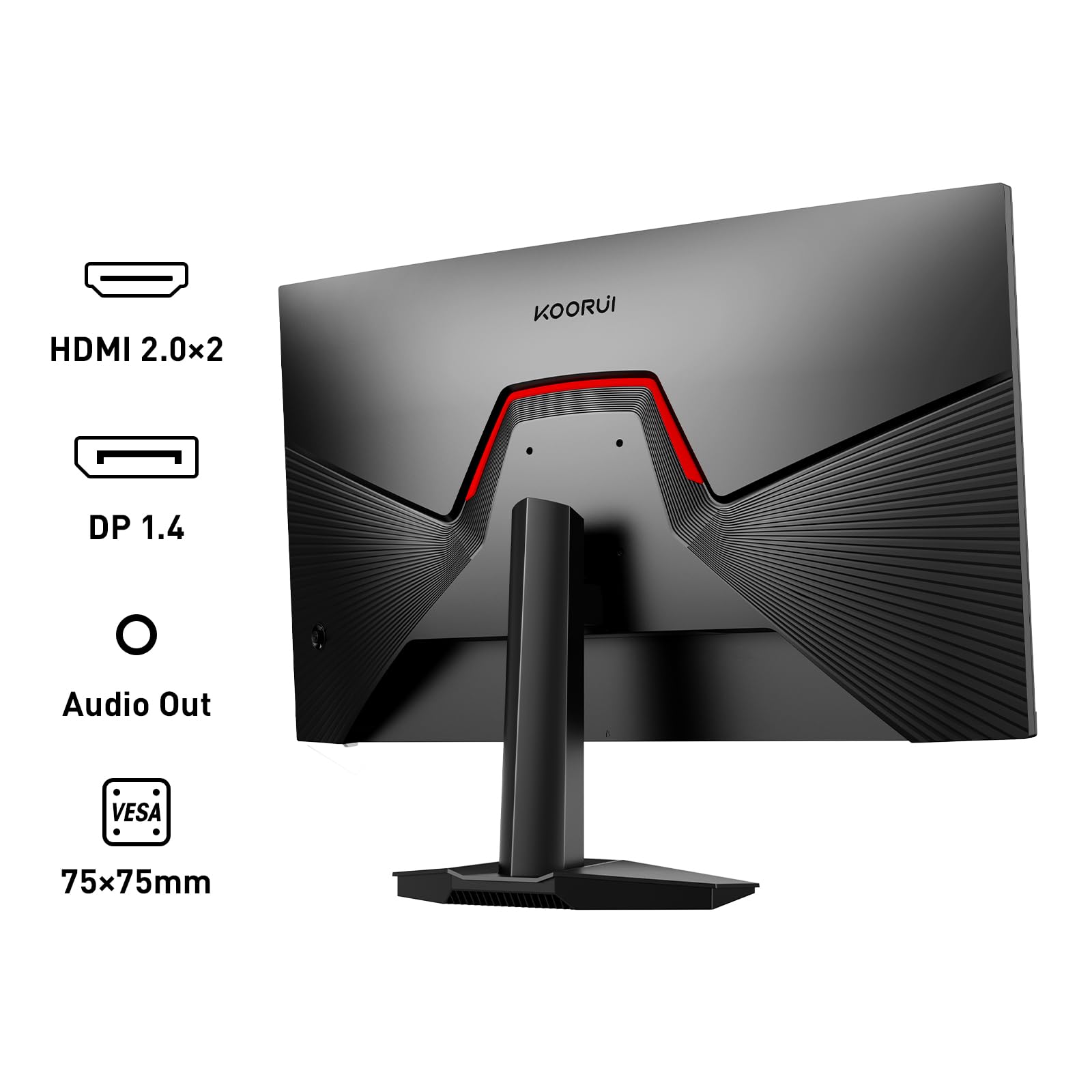 KOORUI G2421V 24インチ IPSモニター　WQHD 180HZ KOORUI G2421V 24 Inch Gaming Monitor,180Hz, IPS, QHD 1440P